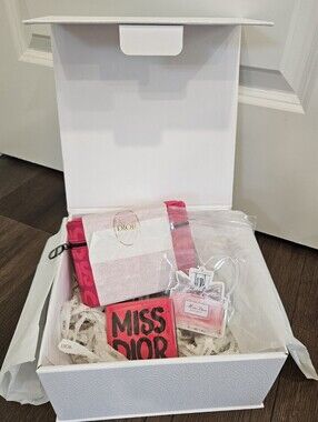 Miss Dior Beauty GWP Cosmetic Case + Notepad + Paper Air Freshener Gift Set